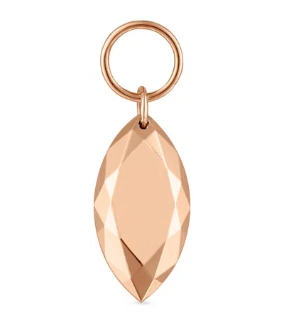 Maria Tash Faceted Gold Marquise Charm