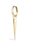 Maria Tash Faceted Grand Spike Hoop Earring In Yellow