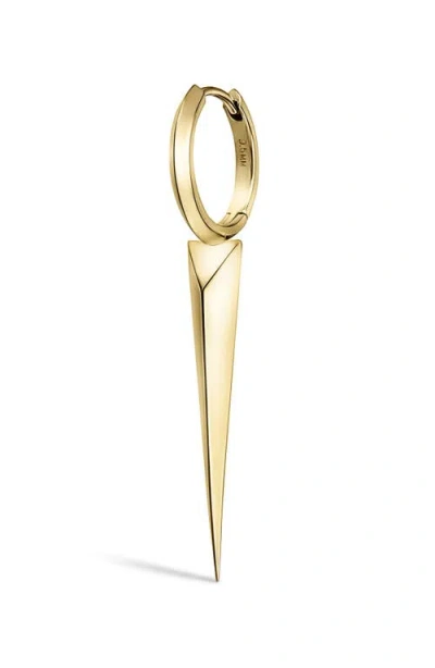 Maria Tash Faceted Grand Spike Hoop Earring In Gold