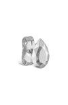 Maria Tash Faceted Marquise Single Stud Earring In Metallic