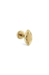 Maria Tash Faceted Marquise Single Threaded Stud Earring In Yellow Gold