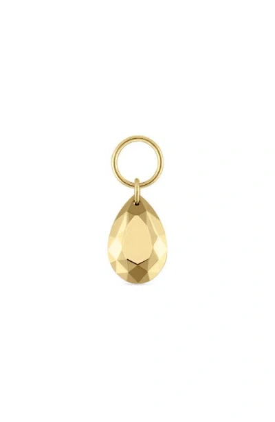 MARIA TASH MARIA TASH FACETED PEAR CHARM PENDANT