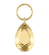 Maria Tash Faceted Pear Single Charm In Gold