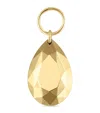 Maria Tash Faceted Pear Single Charm In Gold