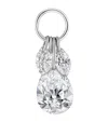 Maria Tash Floating Pear Diamond Plume Charm In White