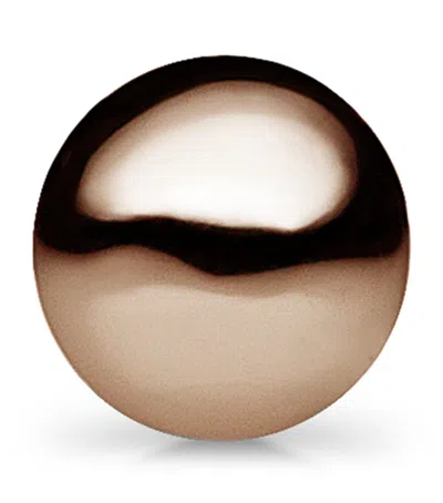 Maria Tash 14ct 2mm Ball Single Threaded Stud Earring In Rose Gold