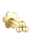 Maria Tash Gold Ball Trinity Threaded Stud Earring In Gold