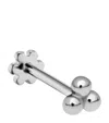 Maria Tash Gold Ball Trinity Threaded Stud Earring In Gold