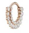 Maria Tash Gold Invisible Diamond Apsara Hoop Earring
