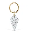 Maria Tash Gold Silhouette Diamond Charm In Gold
