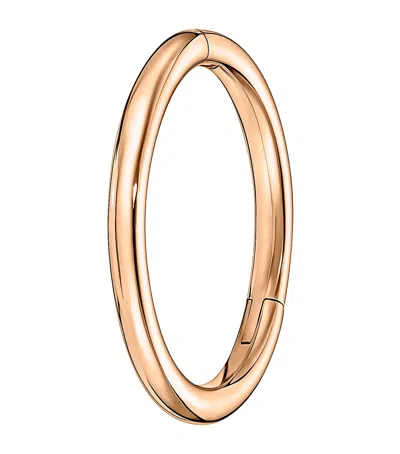Maria Tash Gold Single Hoop Earring In Rose Gold