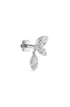 MARIA TASH GRAND DIAMOND ECHO SINGLE THREADED STUD EARRING