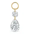 Maria Tash Grand Floating Double Diamond Single Earring In Gold