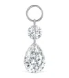 Maria Tash Grand Floating Double Diamond Single Earring In White