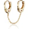 Maria Tash Handcuff Chain Multi Piercing Hoop Earring