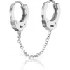 Maria Tash Handcuff Chain Multi Piercing Hoop Earring