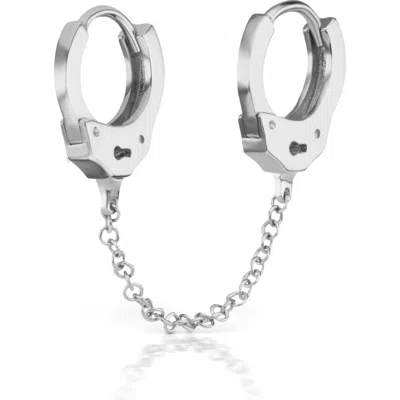 Maria Tash Handcuff Chain Multi Piercing Hoop Earring