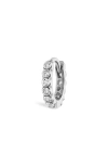 Maria Tash Invisible Set Diamond Eternity Earring In Silver