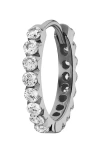Maria Tash Invisible Set Diamond Single Clicker In Multi