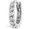 Maria Tash Invisible Set Diamond Single Clicker Hoop Earring