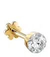 Maria Tash Invisible Set Diamond Threaded Stud Earring In Gold