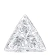 Maria Tash Invisible-set Diamond Triangle Single Stud Earring In White