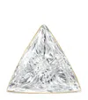 Maria Tash Invisible Set Triangle Diamond Threaded Stud Earring In Gold