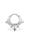 Maria Tash Javanese Spike Hoop Earring In White Gold