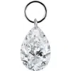 Maria Tash Pear Diamond Floating Charm In White Gold