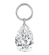 Maria Tash Pear Floating Diamond Charm In White