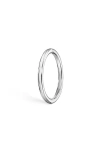 Maria Tash Gold Single Hoop Earring In White Gold