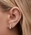 Maria Tash Rose Gold Invisible Set Diamond Threaded Stud Earring In Rose Gold