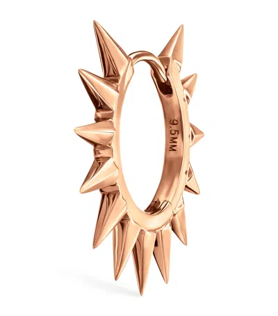 Maria Tash Rose Gold Metal Mohawk Hoop Earring