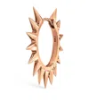 Maria Tash Rose Gold Metal Mohawk Hoop Earring In Rose Gold