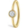 Maria Tash Scalloped Diamond Clicker Earring In Gold