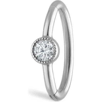 Maria Tash Scalloped Diamond Clicker Earring
