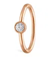 Maria Tash Scalloped Diamond Clicker Single Hoop Earring In Rose Gold