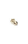 Maria Tash Short 14k Gold Spike Single Threaded Stud Earring In Gold
