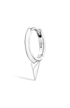 Maria Tash Single Faceted Short Spike Clicker Earring In White Gold
