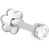Maria Tash Single Invisible Set Diamond Stud Earring In White Gold