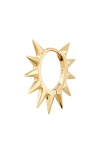 Maria Tash Spiked Hoop Earring In Gold