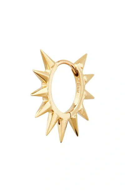 Maria Tash Spiked Hoop Earring In Gold