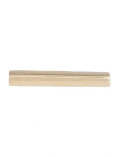 Pre-owned Maria Tash Square Bar Threaded Single Stud Earring In Multi