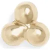 Maria Tash Three Ball Trinity Single Stud Earring In 14k Yellow Gold