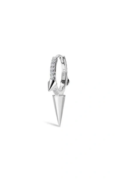 MARIA TASH MARIA TASH TRIPLE SPIKE DIAMOND EARRING