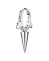 Maria Tash Triple Spike Diamond Eternity Clicker Earring In White
