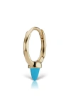 Maria Tash Turquoise Spike Single Clicker
