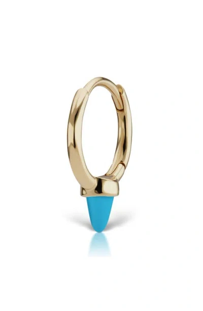 Maria Tash Turquoise Spike Single Clicker