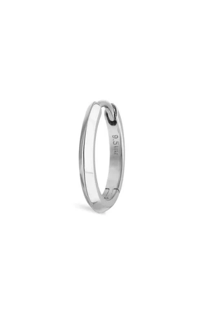 Maria Tash Vertex Single Hoop Earring In Metallic