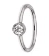 Maria Tash White Gold And Diamond Hoop Earring In Gold